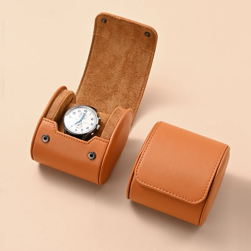 Leather Watch Storage Roll - 1/2/3 Slots