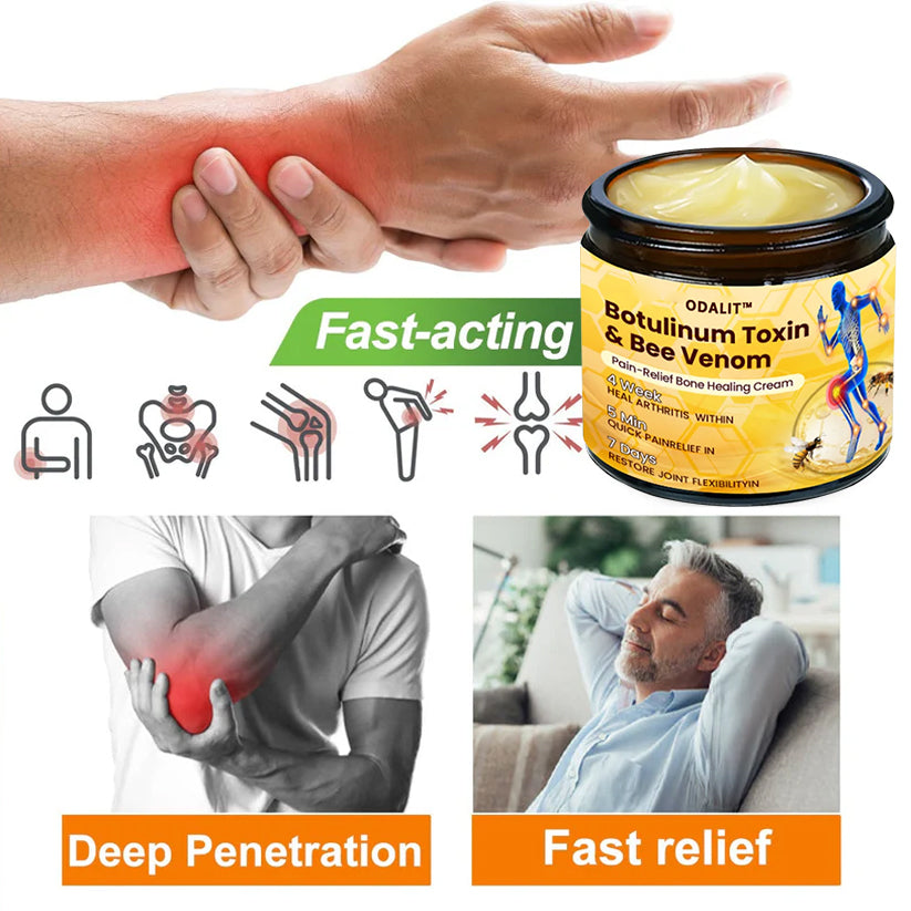 đFlash Sale - ODALIT⢠Botulinum Toxin & Bee Venom Pain-Relief Bone Healing Cream