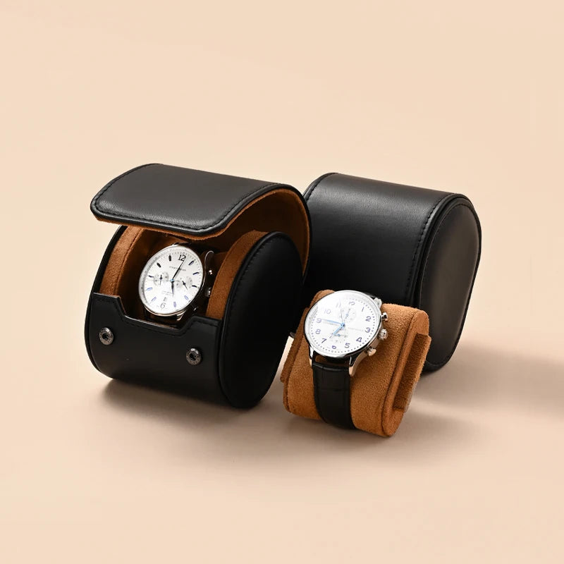 Leather Watch Storage Roll - 1/2/3 Slots