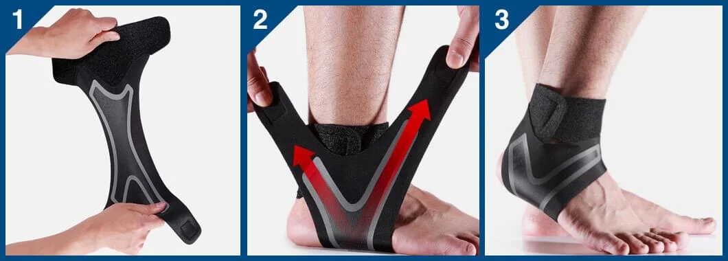 Odeiun™ Elastic Ankle Brace with Breathable Design for All-Day Comfort