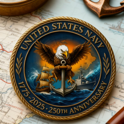 🏆Flash Sale 53% OFF - 🐢⚓Navy “Shellback” Challenge Coin