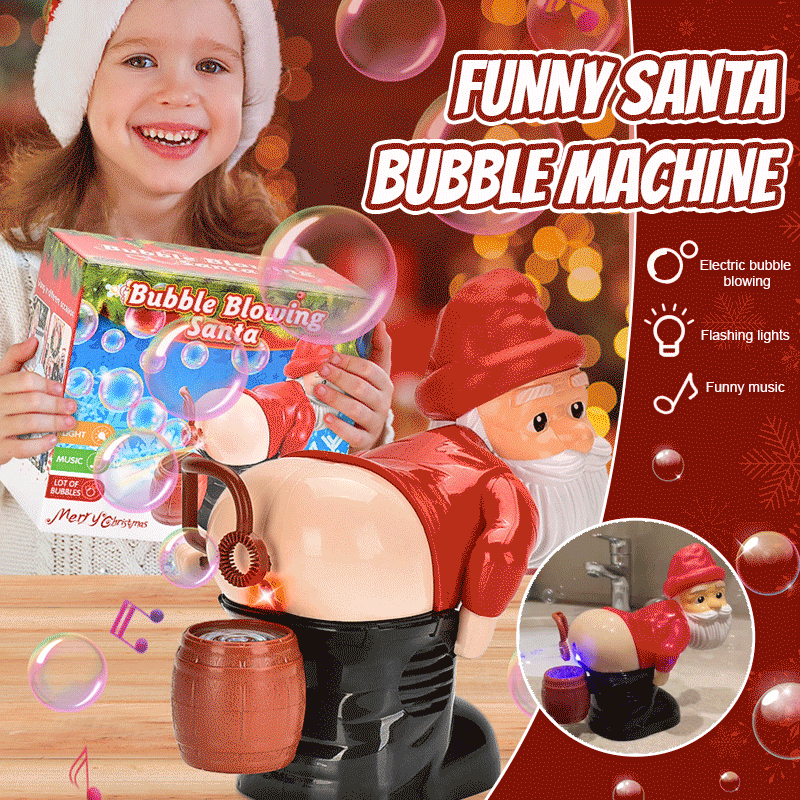 Funny Santa Bubble Machine🎄🎁