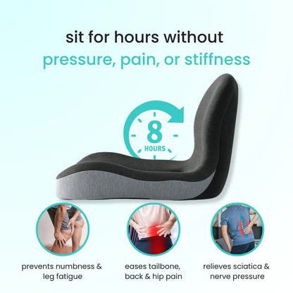 Odeiun™ Seat Cushion — Perfect Posture, All-Day Comfort, No More Numb Legs