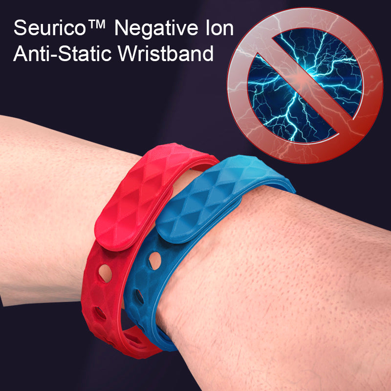 Seurico™ Negative Ion Anti-Static Wristband - Safe, Adjustable and Fashionable