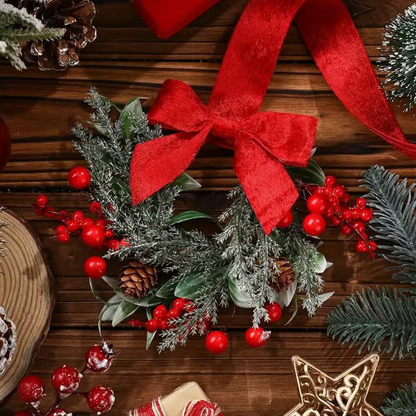 🎄Mini Christmas Wreaths ✨Maximum Holiday Magic, Instant Festive Charm & Versatile Decor!