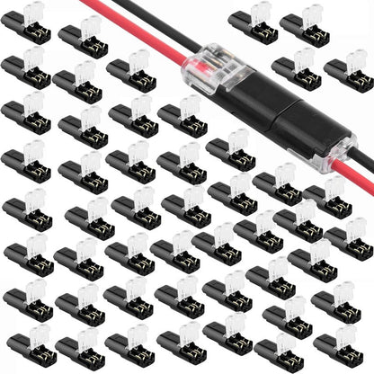 🔥Final 3 Hours: 60% OFF - 🔌2-Pin Solderless Wire Connector – Compact Plug for LED Strips & 18–22 AWG Cables
