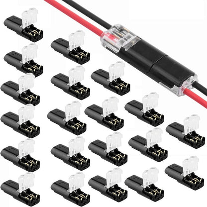 🔥Final 3 Hours: 60% OFF - 🔌2-Pin Solderless Wire Connector – Compact Plug for LED Strips & 18–22 AWG Cables