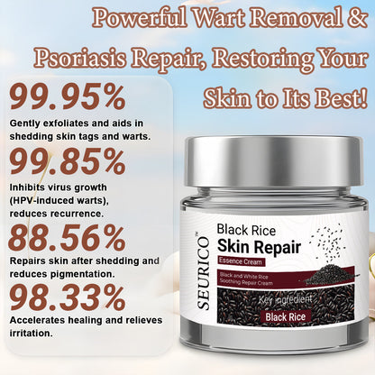 Seurico™ Black Rice Skin Repair Cream ⚕️ FDA Certified – Targets Warts, Psoriasis & Pigmentation