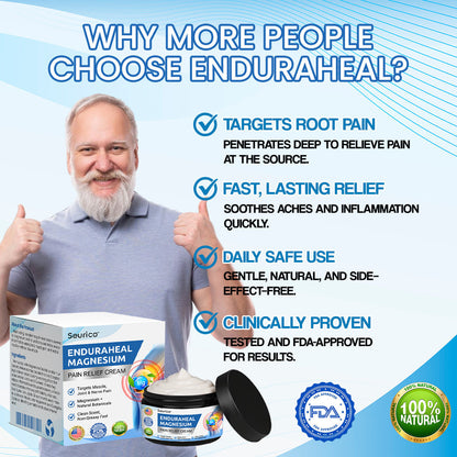 ✨Seurico™ EnduraHeal Magnesium Pain Relief Cream 💪🌿 – Natural Joint & Muscle Relief | Anti-Inflammatory | Fast Recovery Support