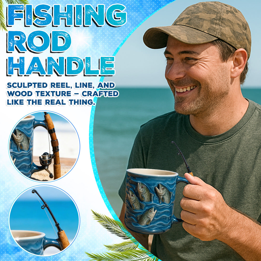 Handcrafted Fishing Mug 🎣 – The Perfect Gift for Anglers & Nature Lovers