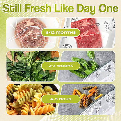 ✨ Reusable Aluminum Foil Sealable Storage Bags | Keep Food Fresh Longer & Organized with Eco-Friendly, Leak-Proof Design ♻️