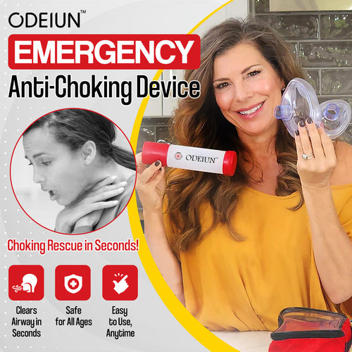 Odeiun™ Emergency Anti-Choking Device – FDA-Cleared, Safe for Adults & Kids
