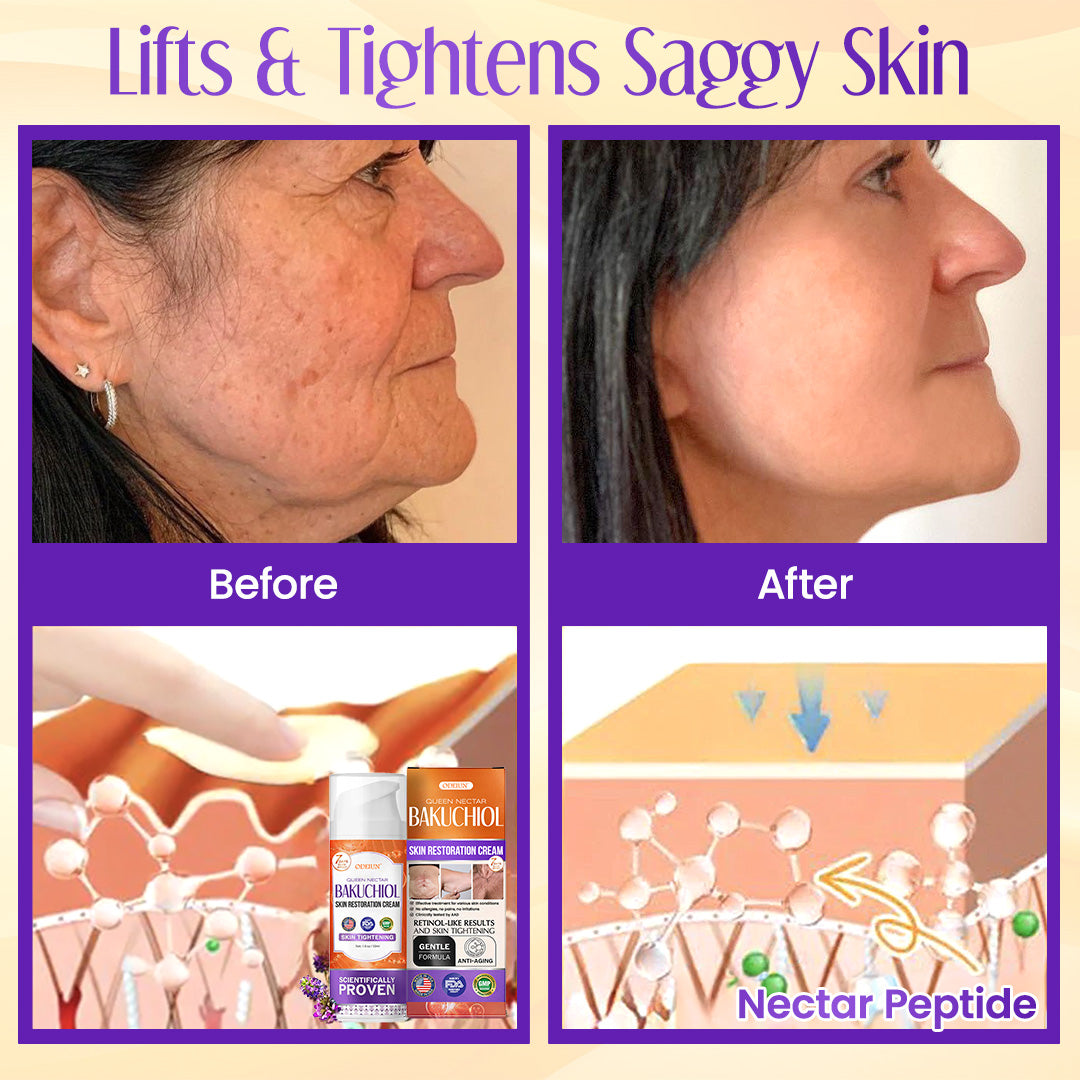 ✨ ODEIUN™ Queen Nectar Peptide + Bakuchiol Cream – Anti-Aging, Firming & Hydrating 🌸