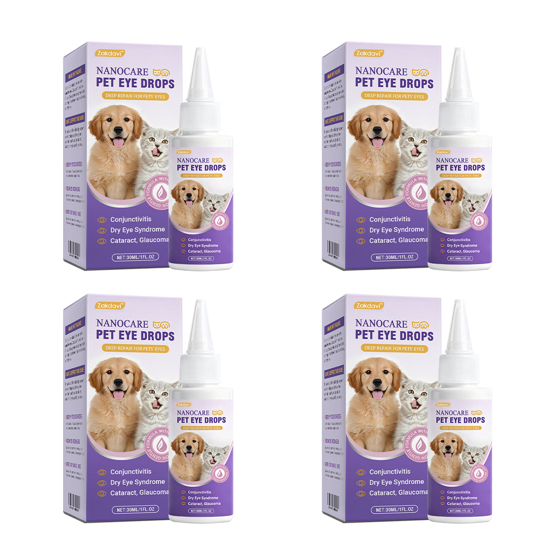👩‍⚕️Zakdavi™ NanoCare Pet Eye Drops ☑️ TGA Approved | Relieves Conjunctivitis, Dry Eyes, Cataracts, and Keratitis🐶 🐈️