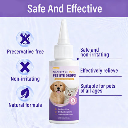 👩‍⚕️Zakdavi™ NanoCare Pet Eye Drops ☑️ TGA Approved | Relieves Conjunctivitis, Dry Eyes, Cataracts, and Keratitis🐶 🐈️