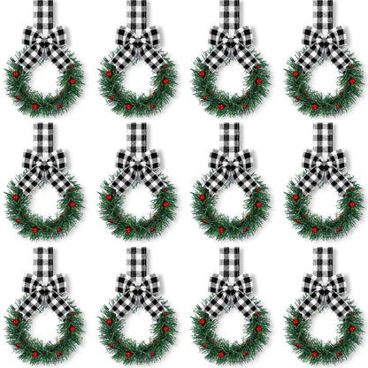 🎄Mini Christmas Wreaths ✨Maximum Holiday Magic, Instant Festive Charm & Versatile Decor!
