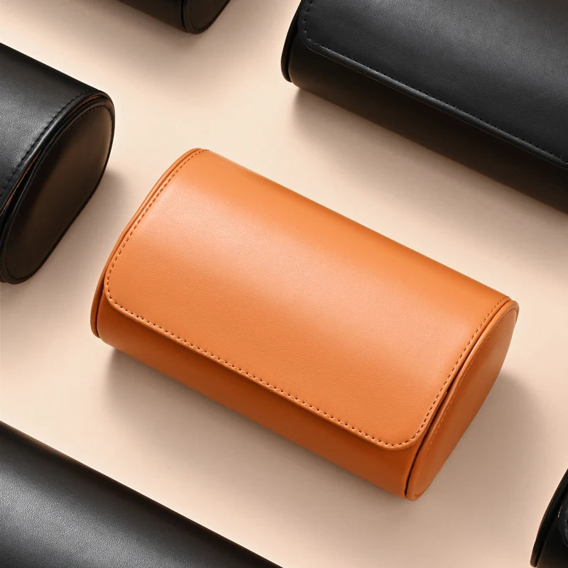 Leather Watch Storage Roll - 1/2/3 Slots