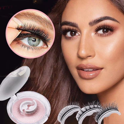 Effortless Beauty: Reusable Adhesive Eyelashes That Stay All Day
