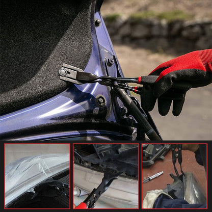 🔧 Auto Trim Panel Clip Removal Pliers | Heavy-Duty 🚙 Spring-Loaded Fastener & Door Upholstery Clip Remover Tool for Car Interior & Exterior